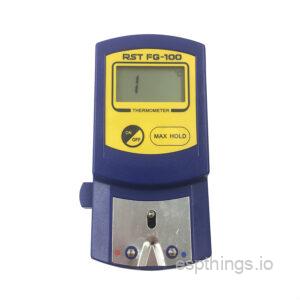 Soldering iron thermometer