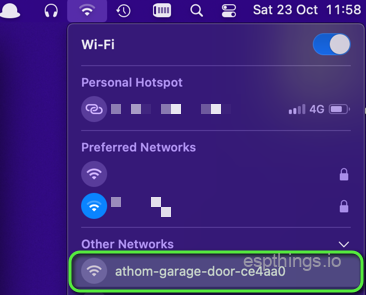 Athom Garage Door opener wifi
